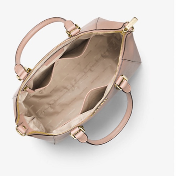 NWT- MICHAEL KORS CIARA BLOSSOM LARGE TOP ZIP SATCHEL - Picture 7 of 9